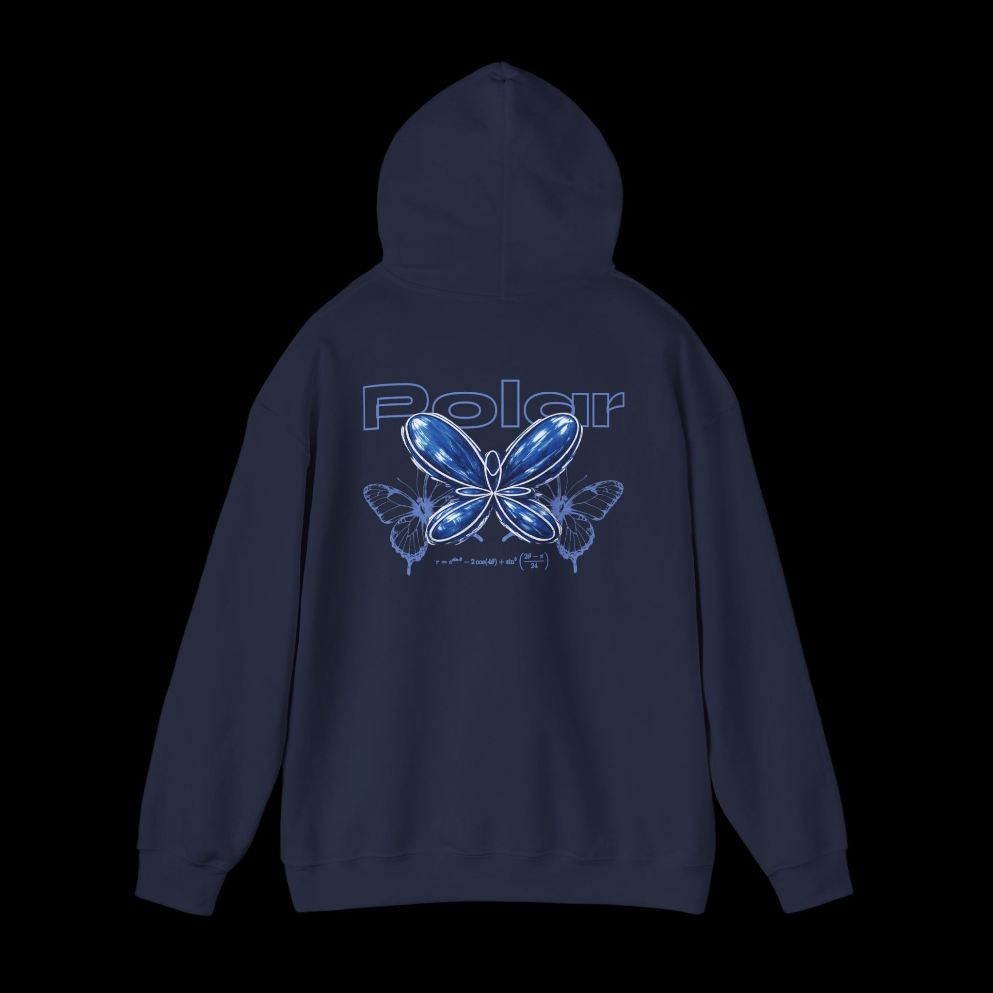 Polar Curves No.1 Butterfly | Butterfly Design - BLUE GRAPHIC