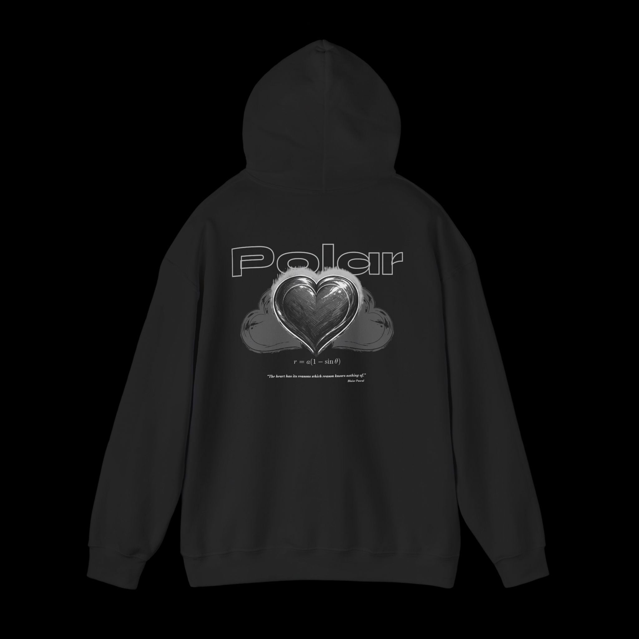 Polar Curves No.3 CARDIOID | Heart Design - GREY GRAPHIC