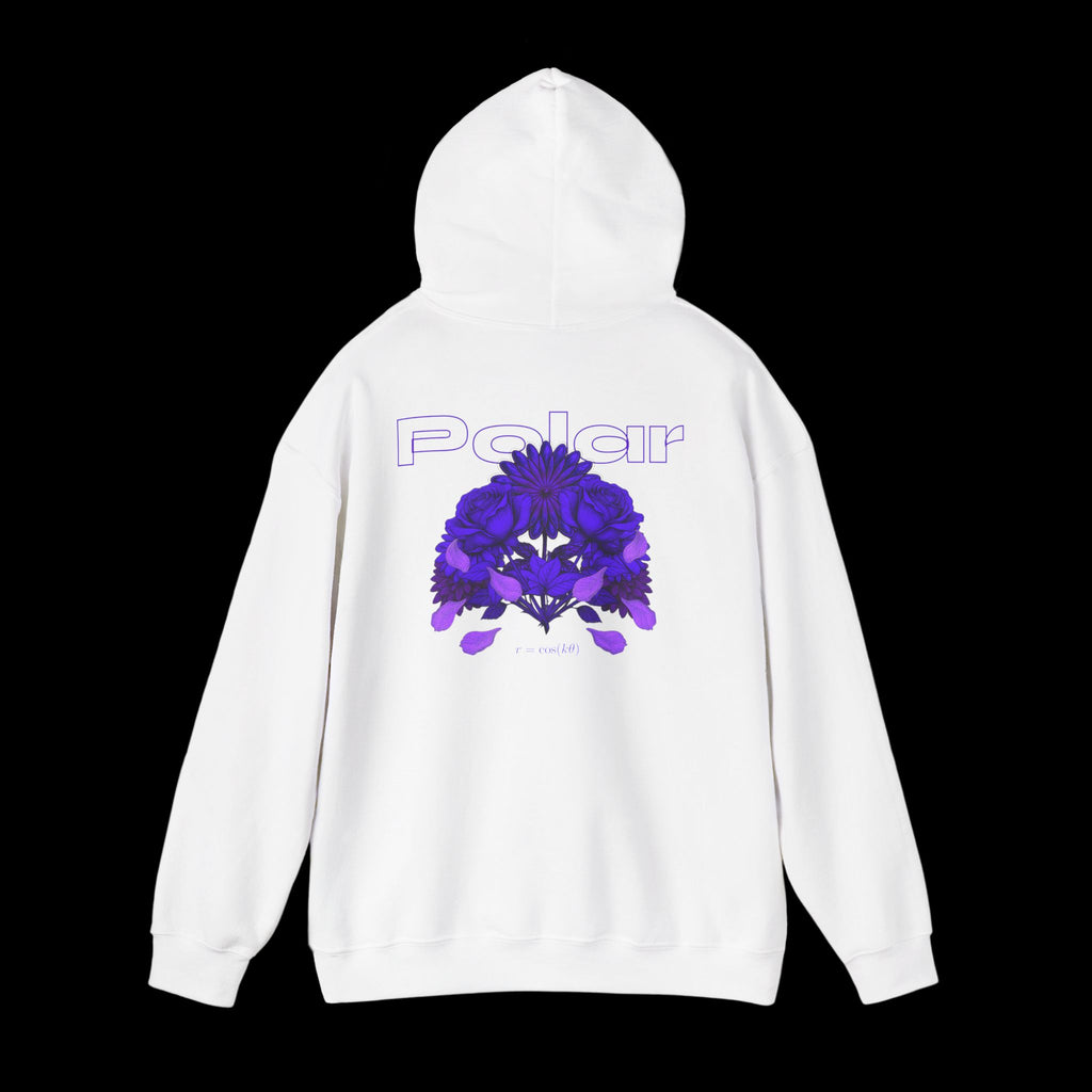 Polar Curves No.2 Floral | Floral Design - PURPLE GRAPHIC