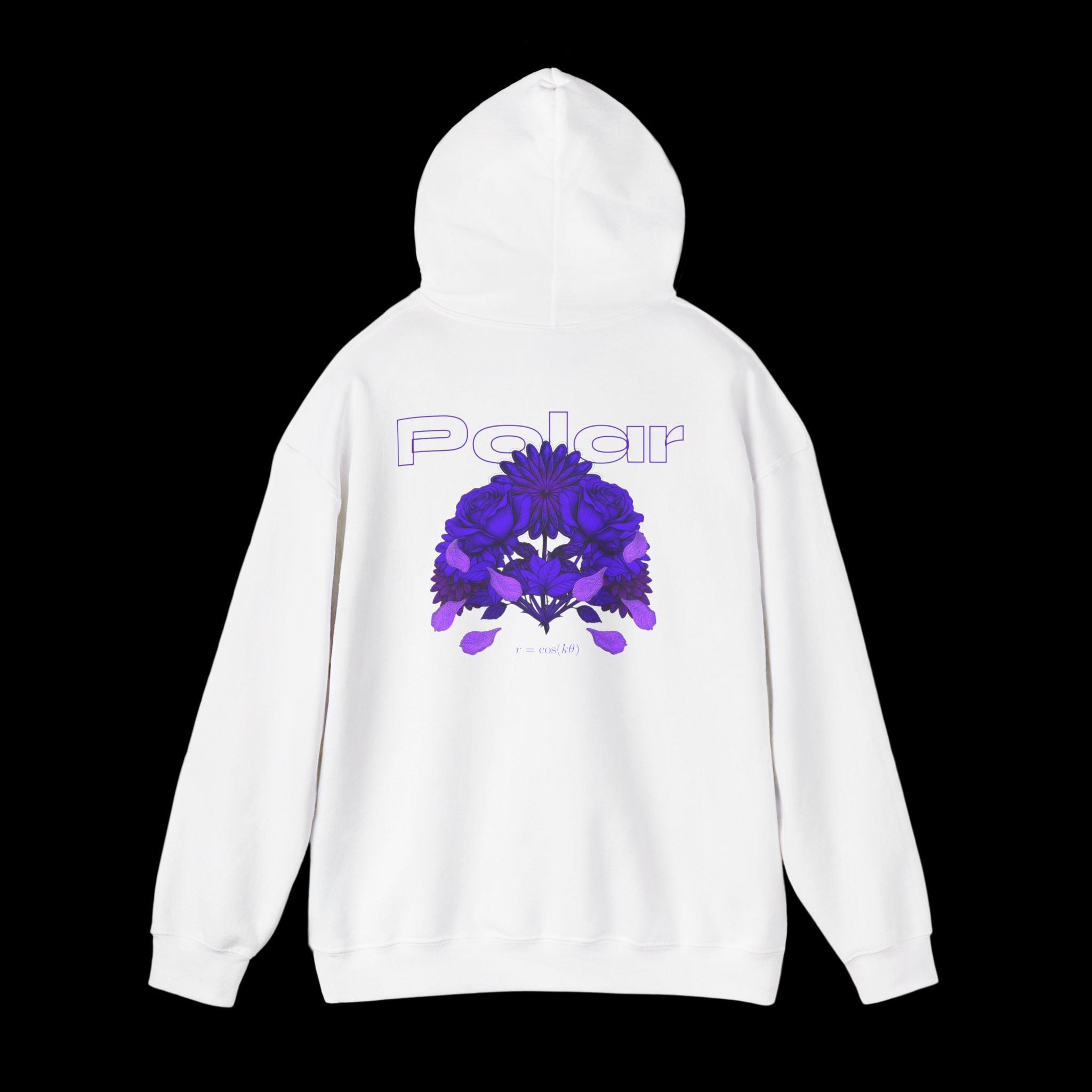 Polar Curves No.2 Floral | Floral Design - PURPLE GRAPHIC