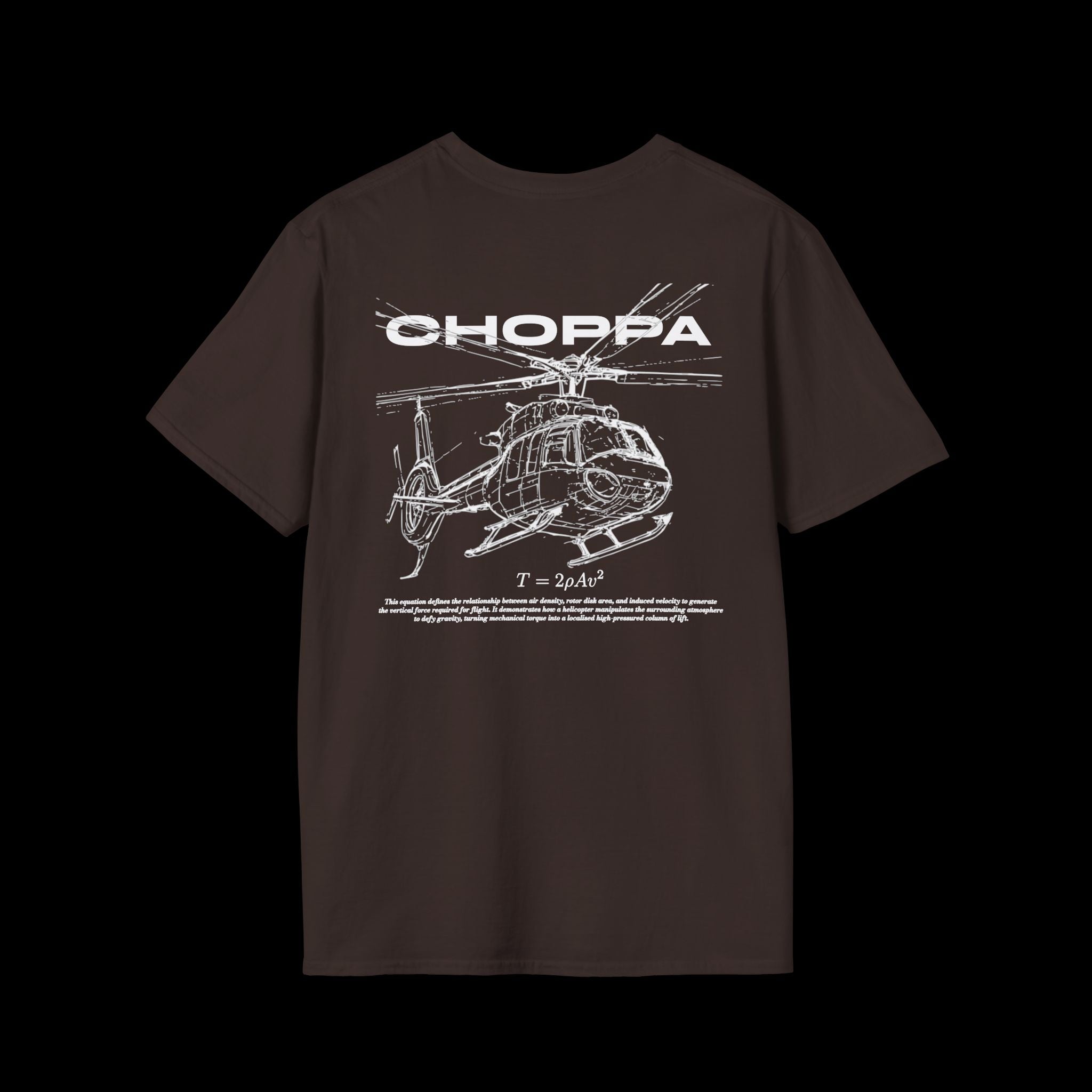 Aerodynamics No.3 CHOPPA | Helicopter Design Tee