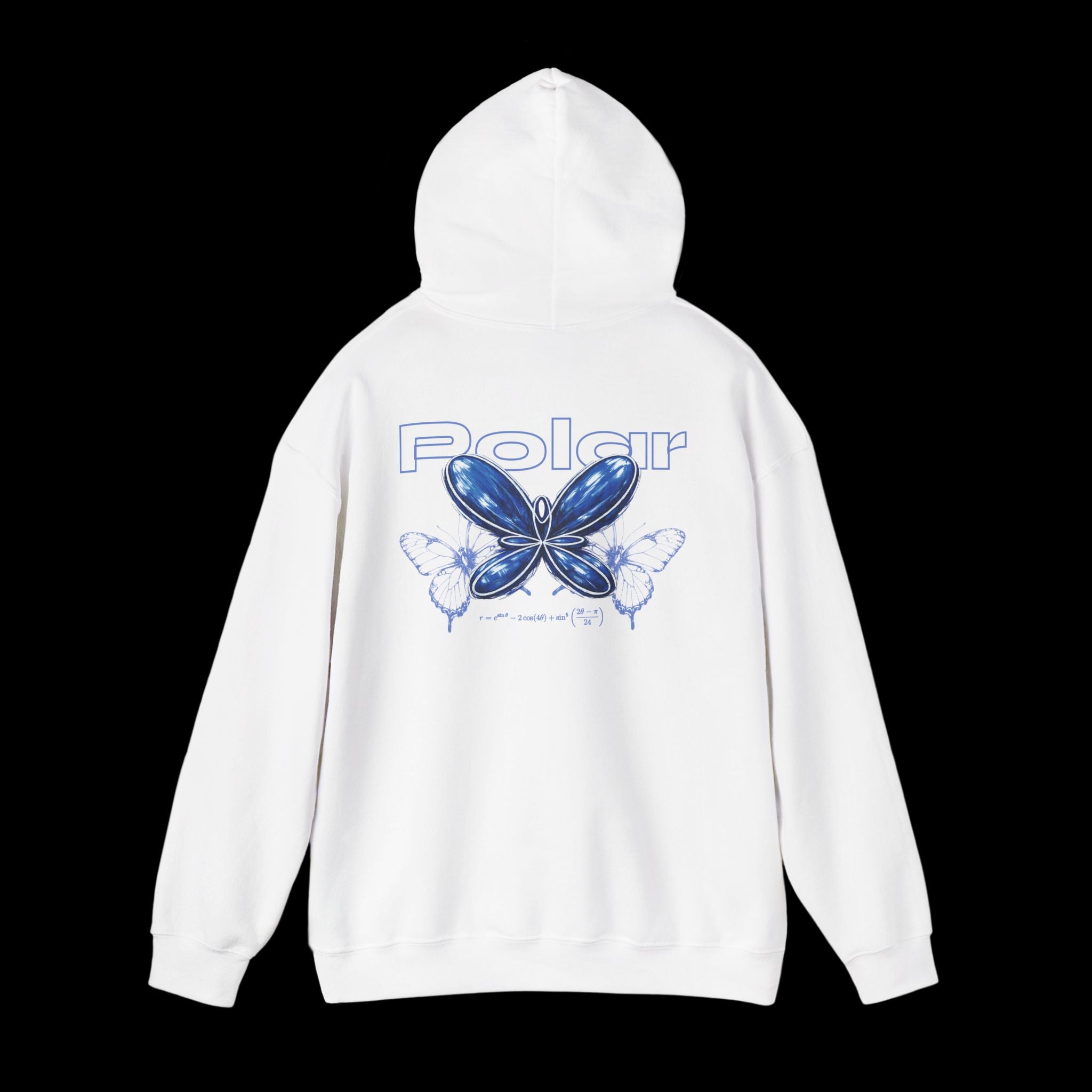 Polar Curves No.1 Butterfly | Butterfly Design - BLUE GRAPHIC