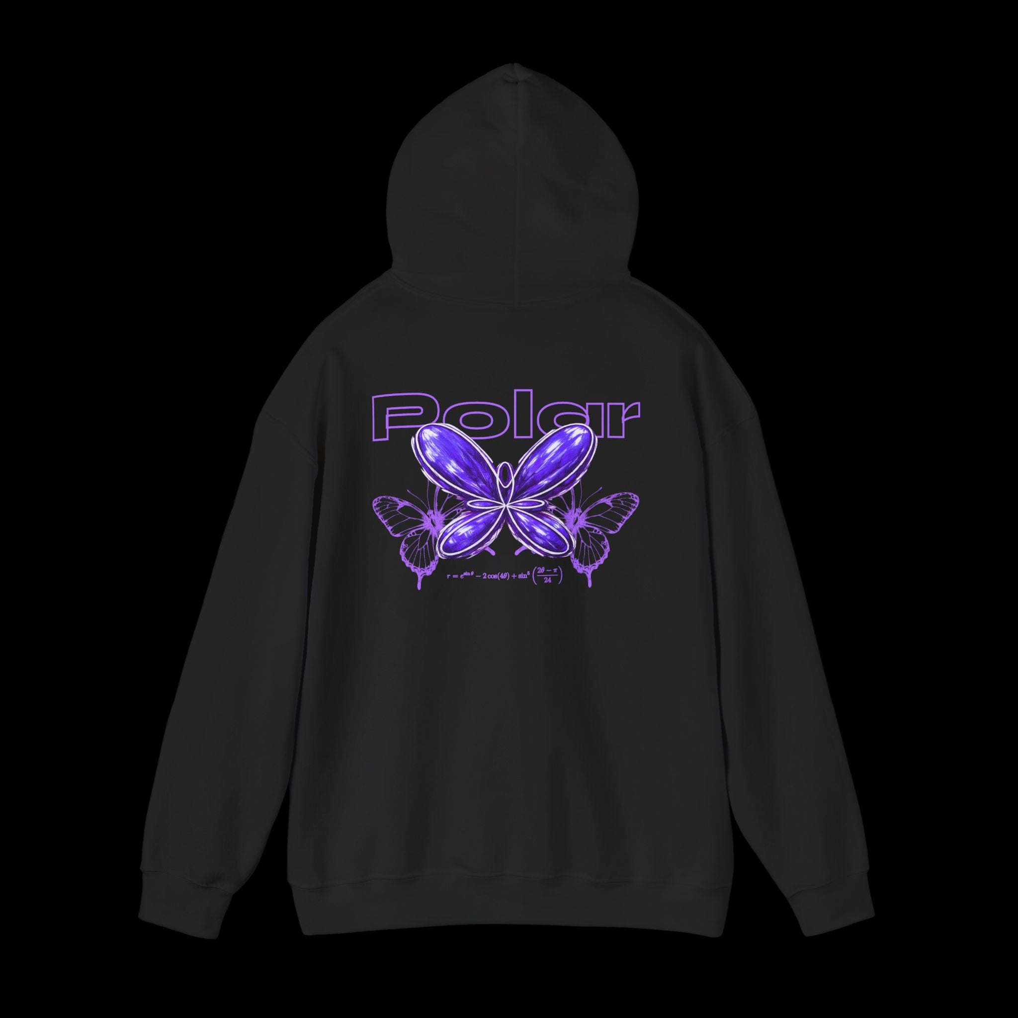 Polar Curves No.1 Butterfly | Butterfly Design - PURPLE GRAPHIC