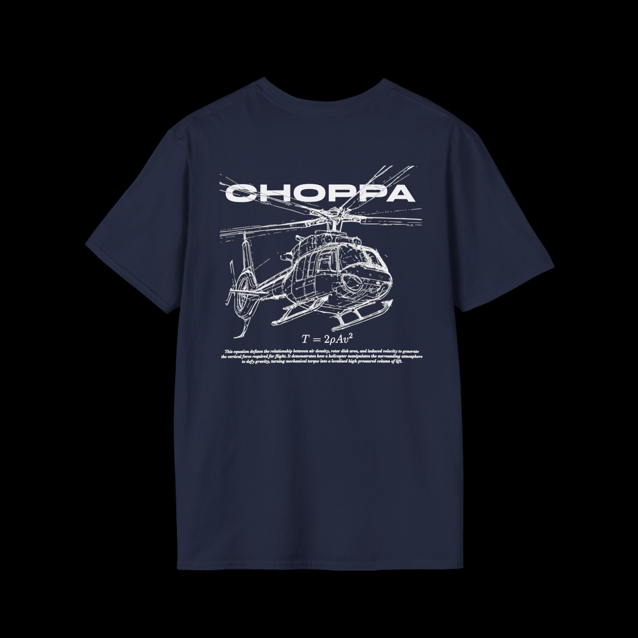 Aerodynamics No.3 CHOPPA | Helicopter Design Tee