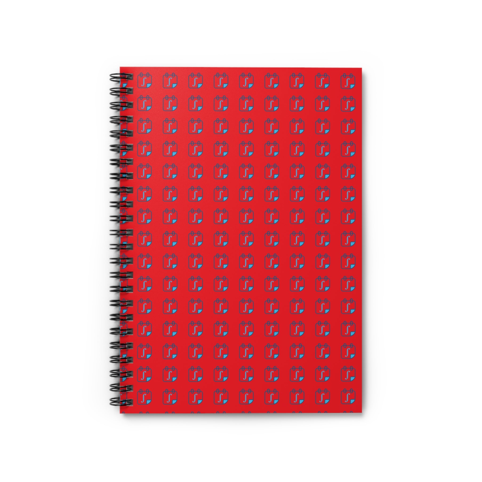 Daily Integral Spiral Notebook - Red