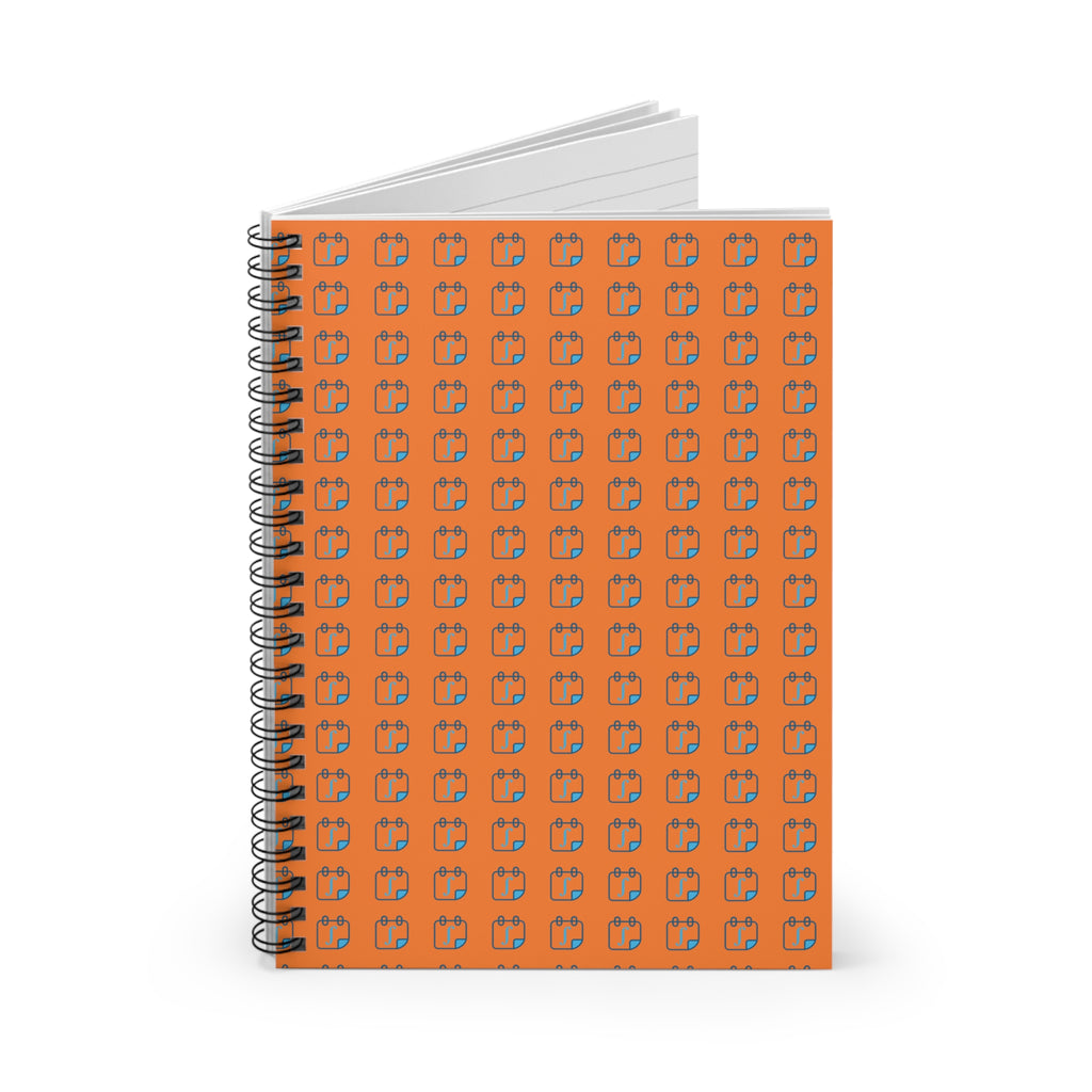 Daily Integral Spiral Notebook - Orange