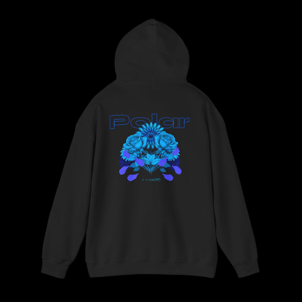 Polar Curves No.2 Floral | Floral Design - BLUE GRAPHIC