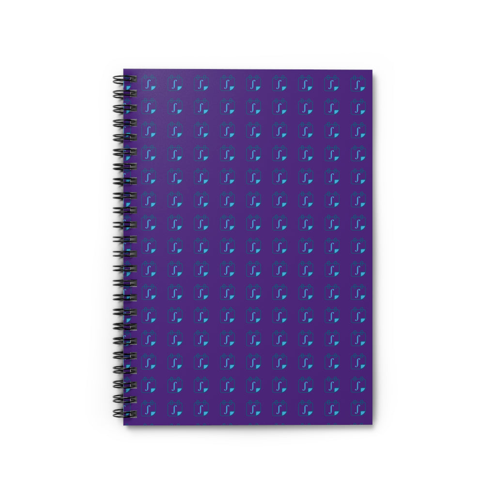 Daily Integral Spiral Notebook - Purple