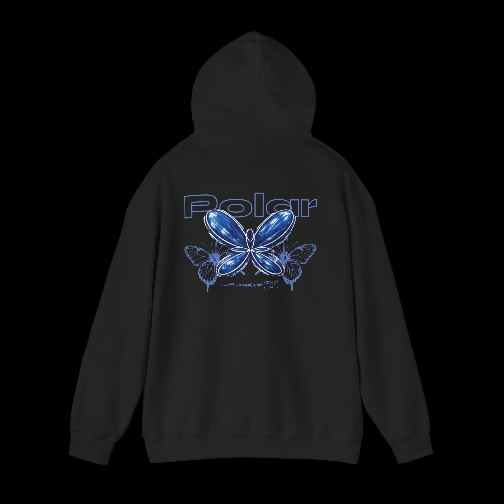Polar Curves No.1 Butterfly | Butterfly Design - BLUE GRAPHIC