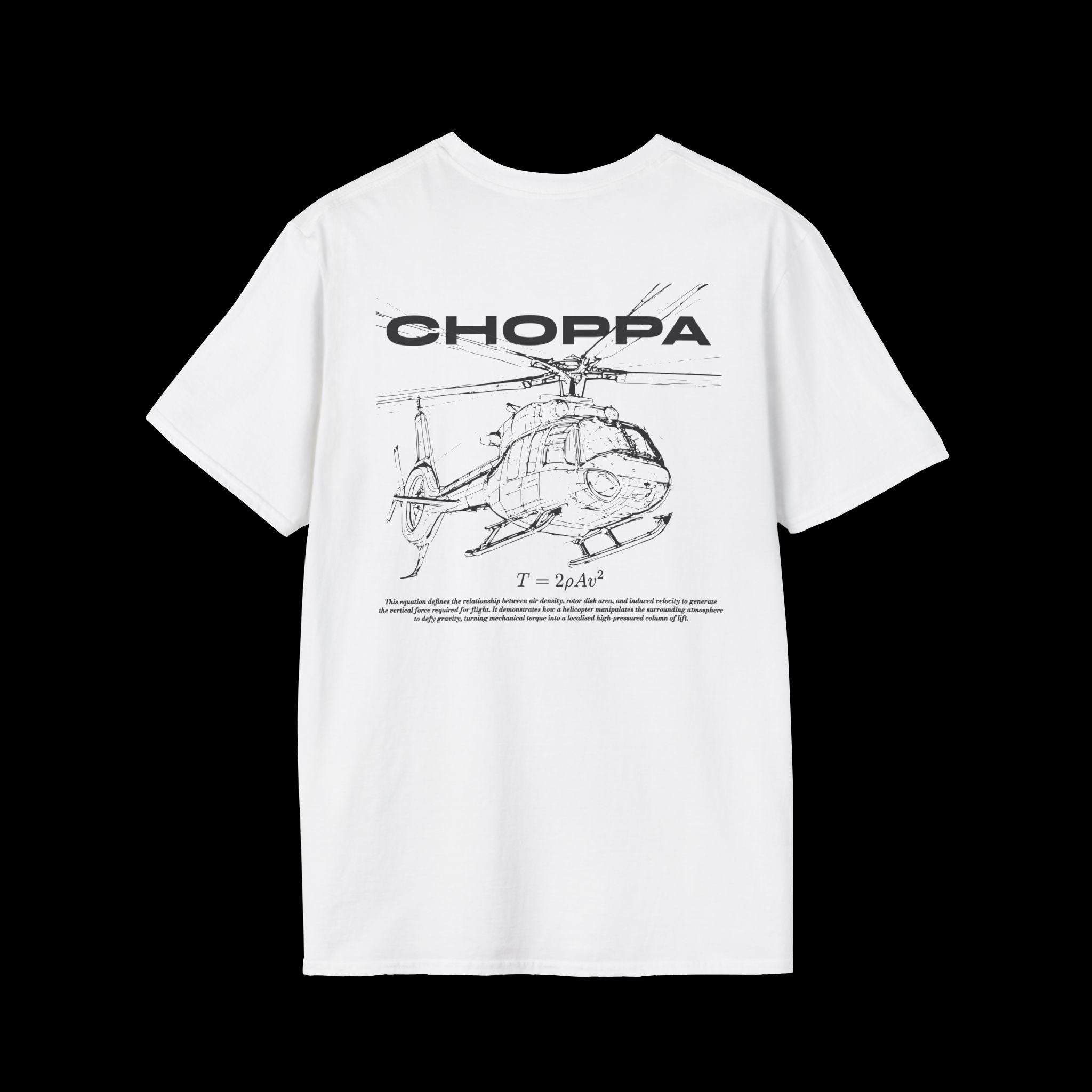 Aerodynamics No.3 CHOPPA | Helicopter Design Tee