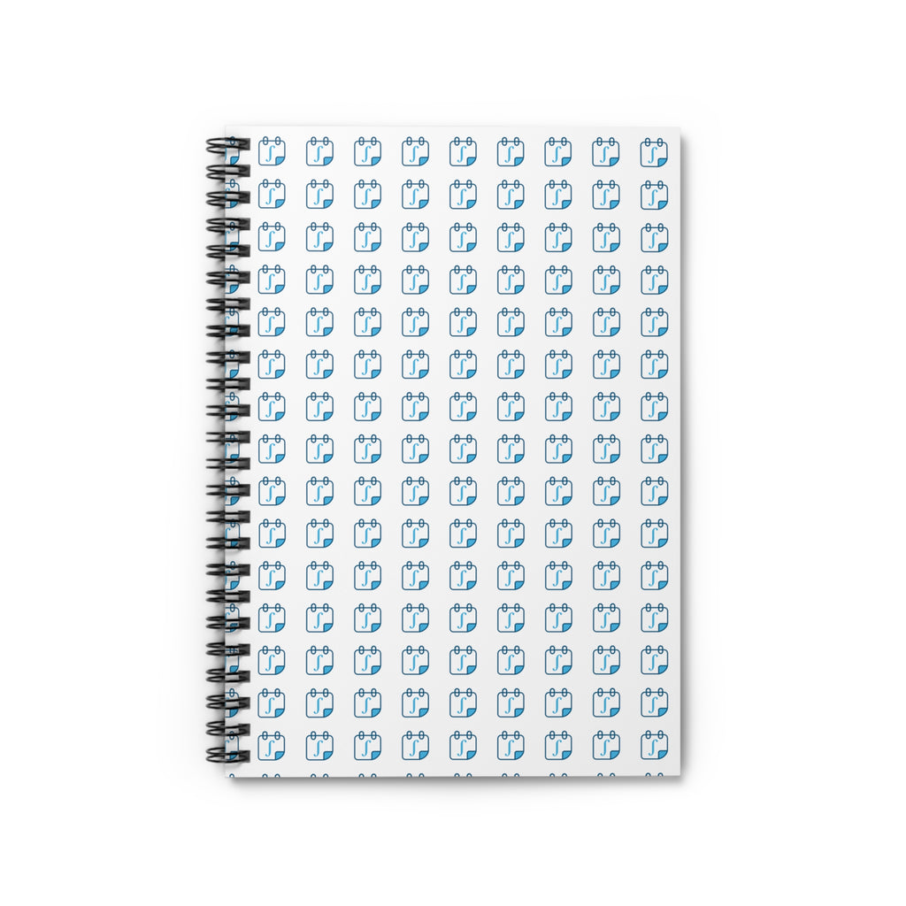 Daily Integral Spiral Notebook - White