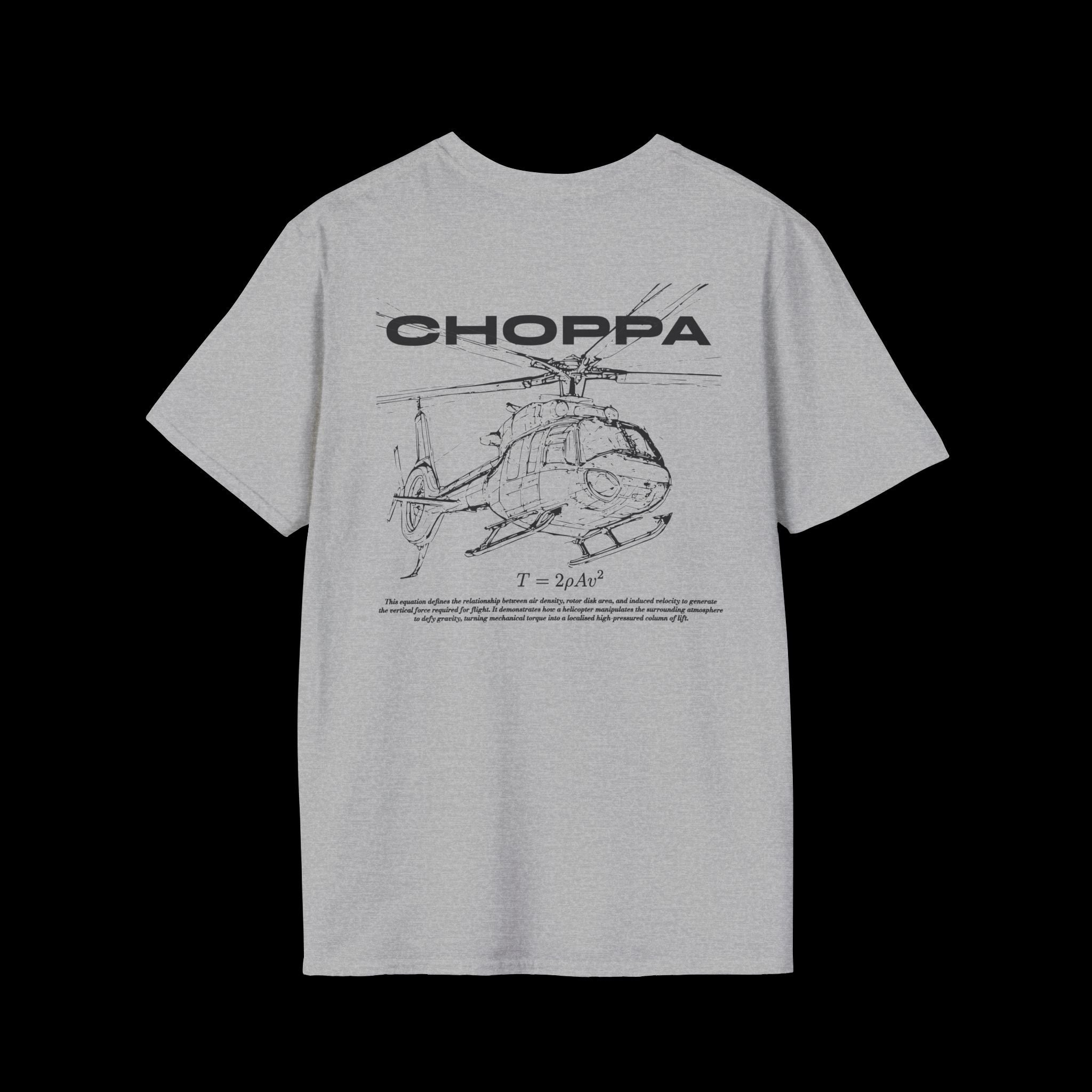 Aerodynamics No.3 CHOPPA | Helicopter Design Tee