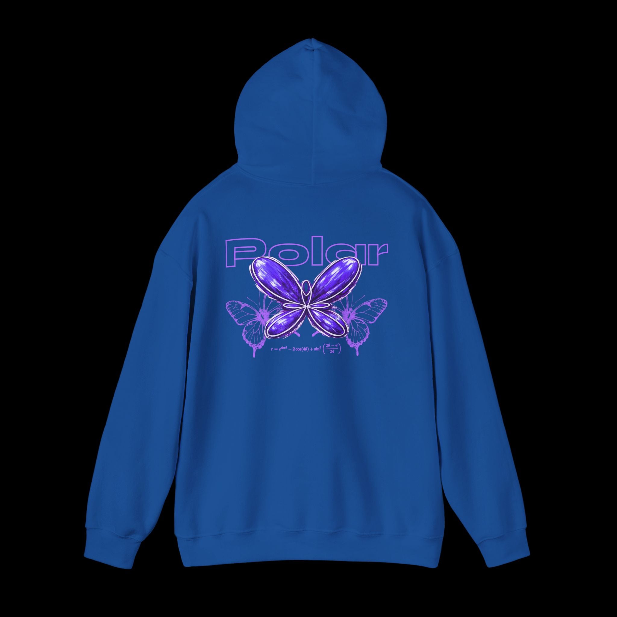 Polar Curves No.1 Butterfly | Butterfly Design - PURPLE GRAPHIC