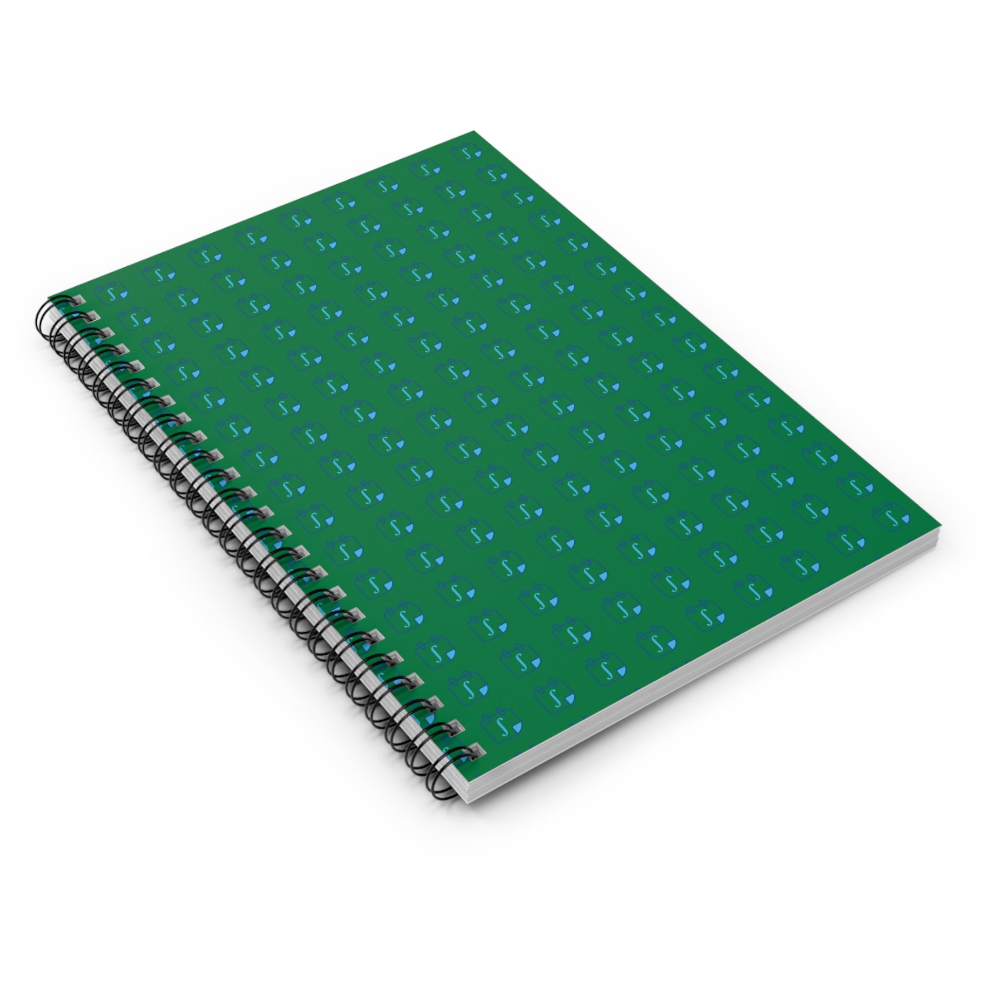 Daily Integral Spiral Notebook - Green