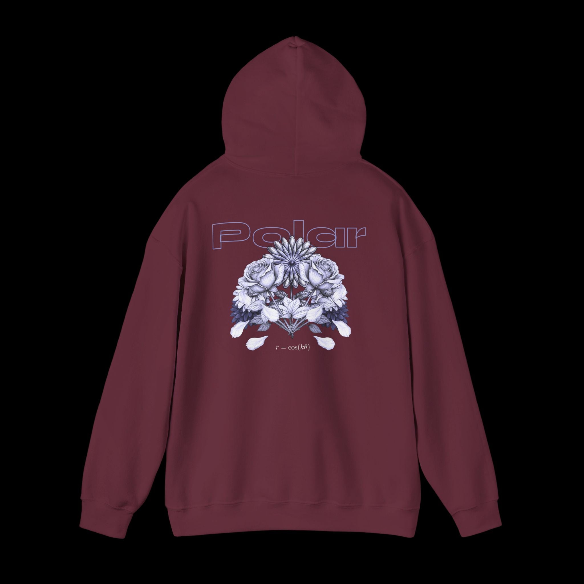 Polar Curves No.2 Floral | Floral Design - WHITE GRAPHIC