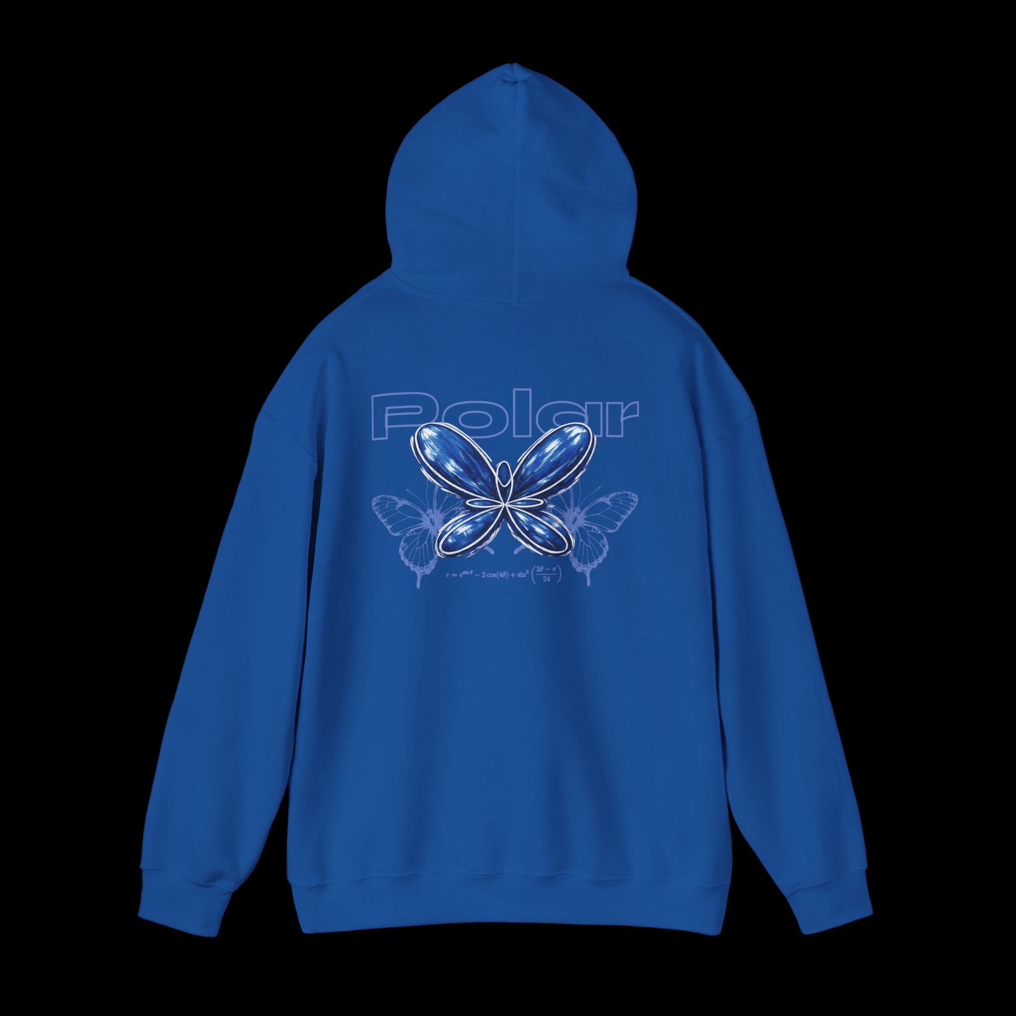 Polar Curves No.1 Butterfly | Butterfly Design - BLUE GRAPHIC