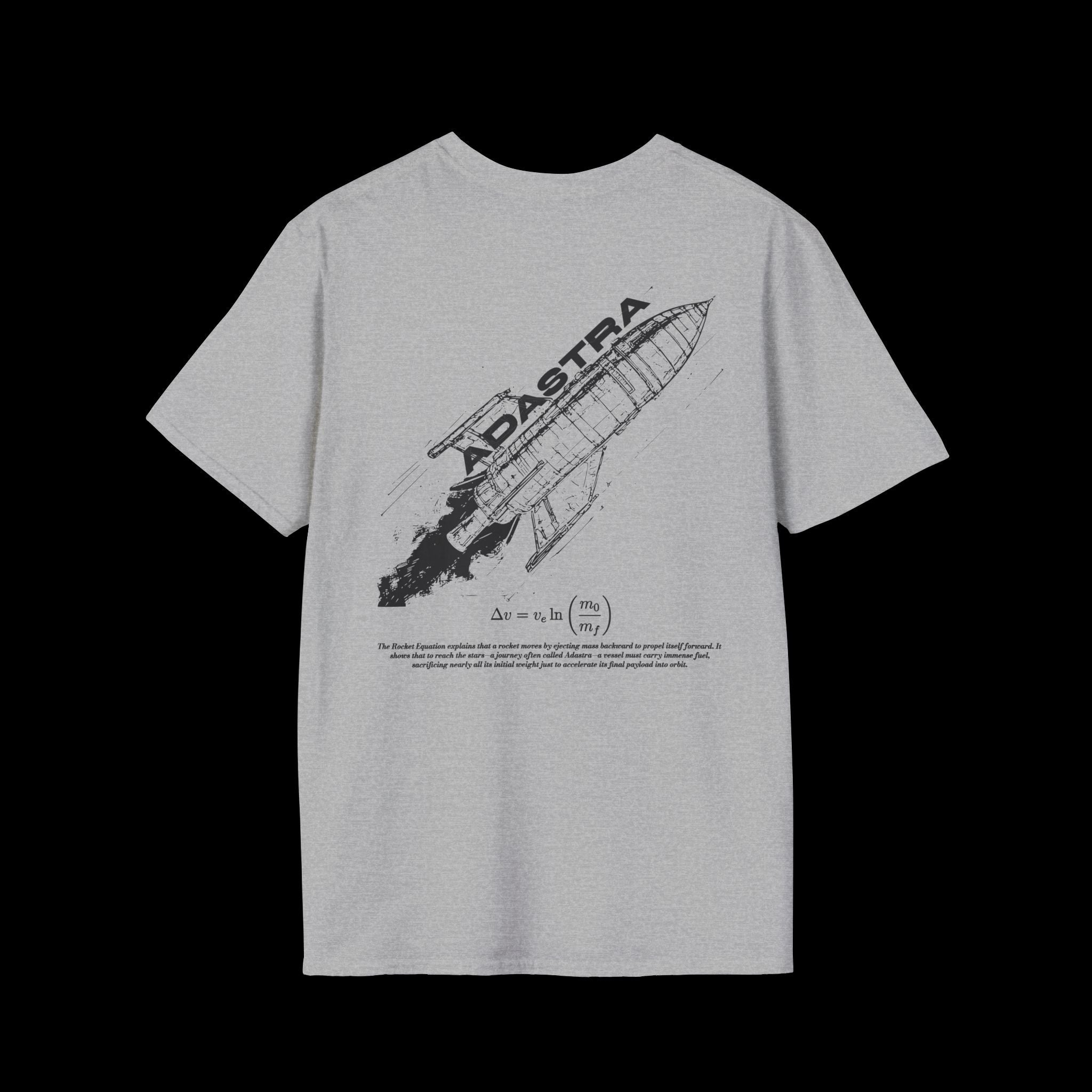 Space No.1 ADASTRA | Rocket Design Tee