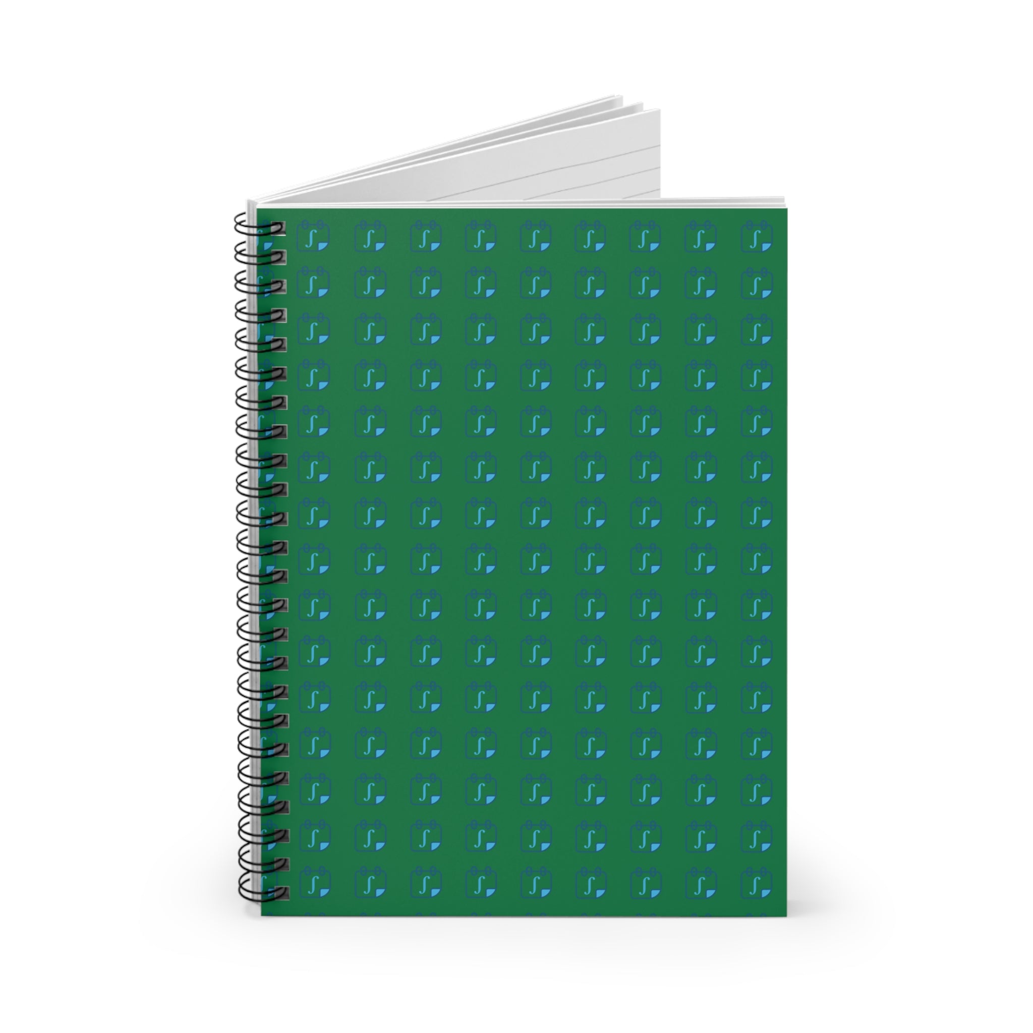 Daily Integral Spiral Notebook - Green