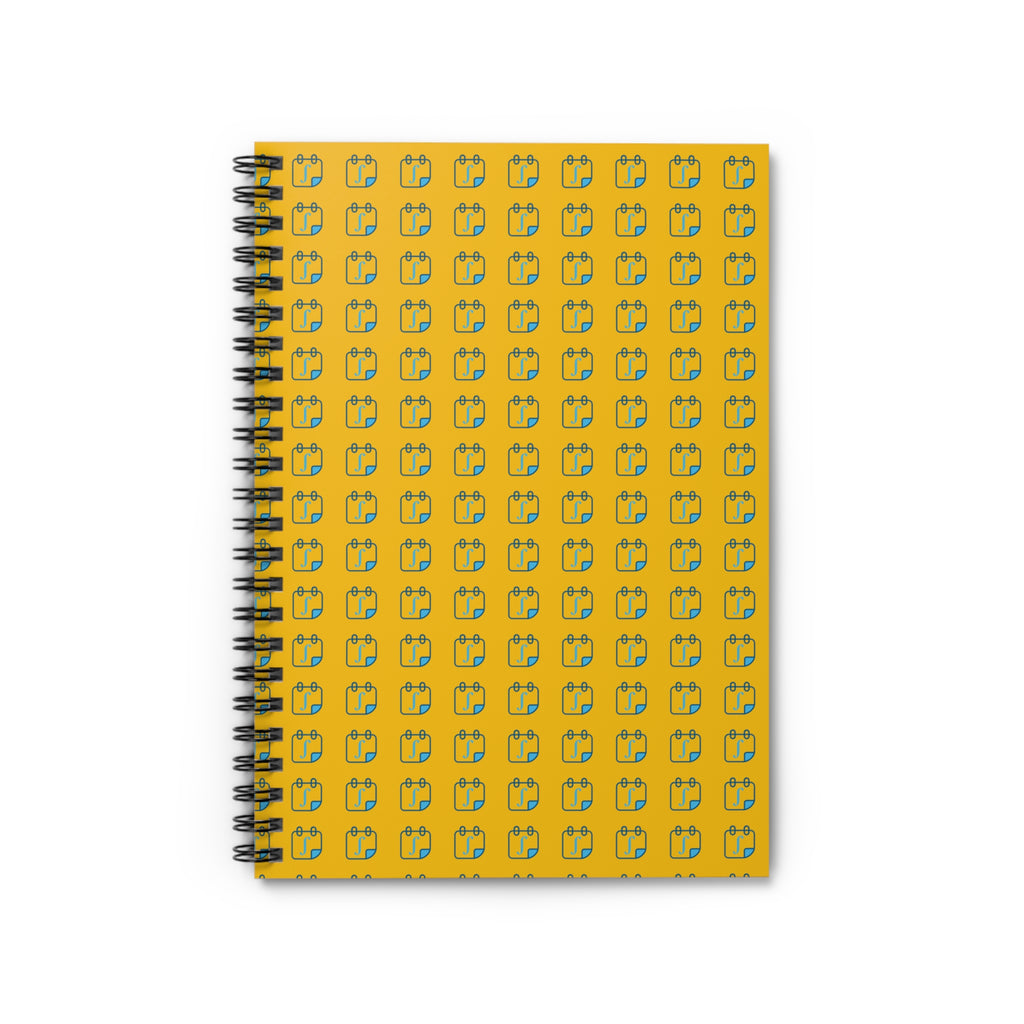 Daily Integral Spiral Notebook - Yellow