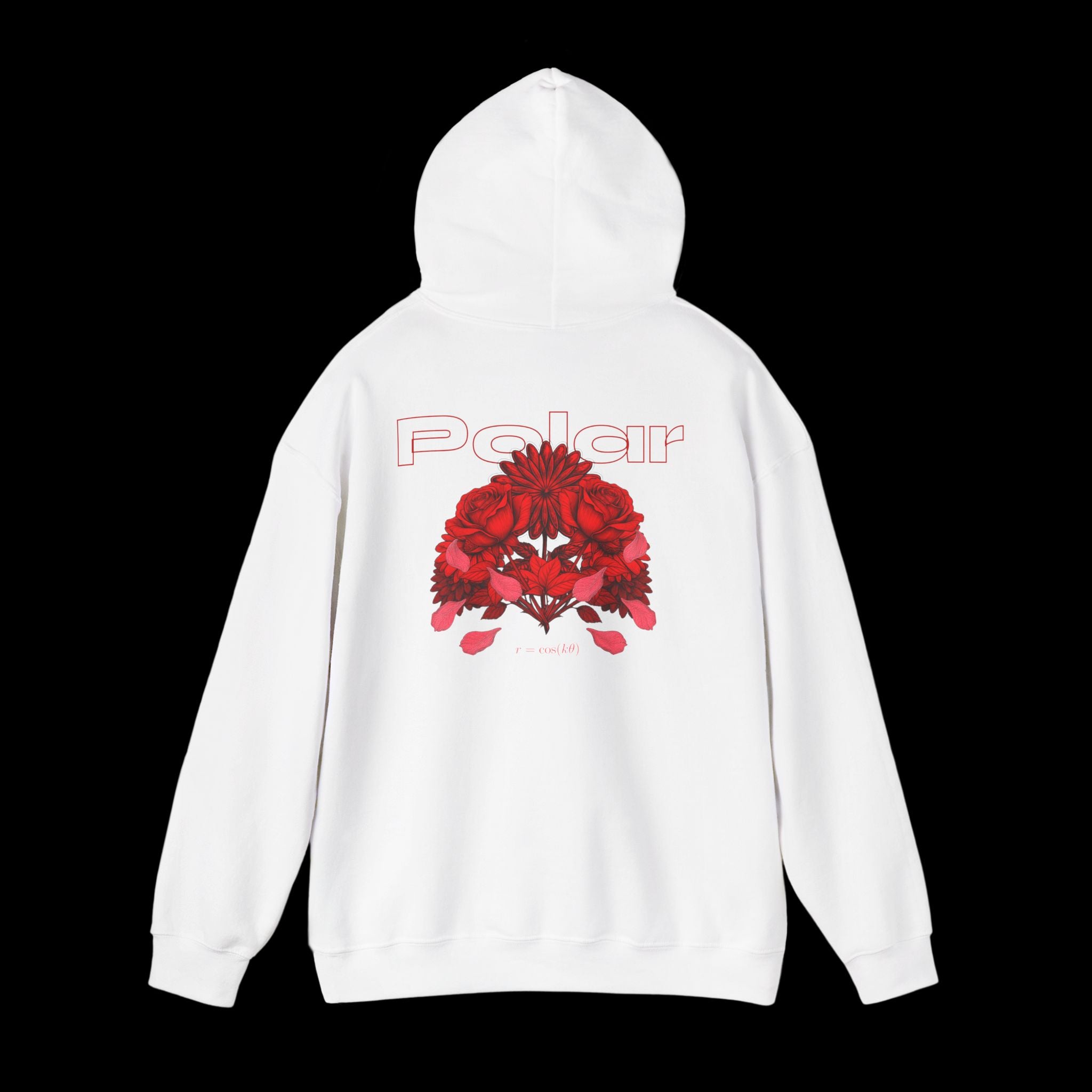 Polar Curves No.2 Floral | Floral Design - RED GRAPHIC