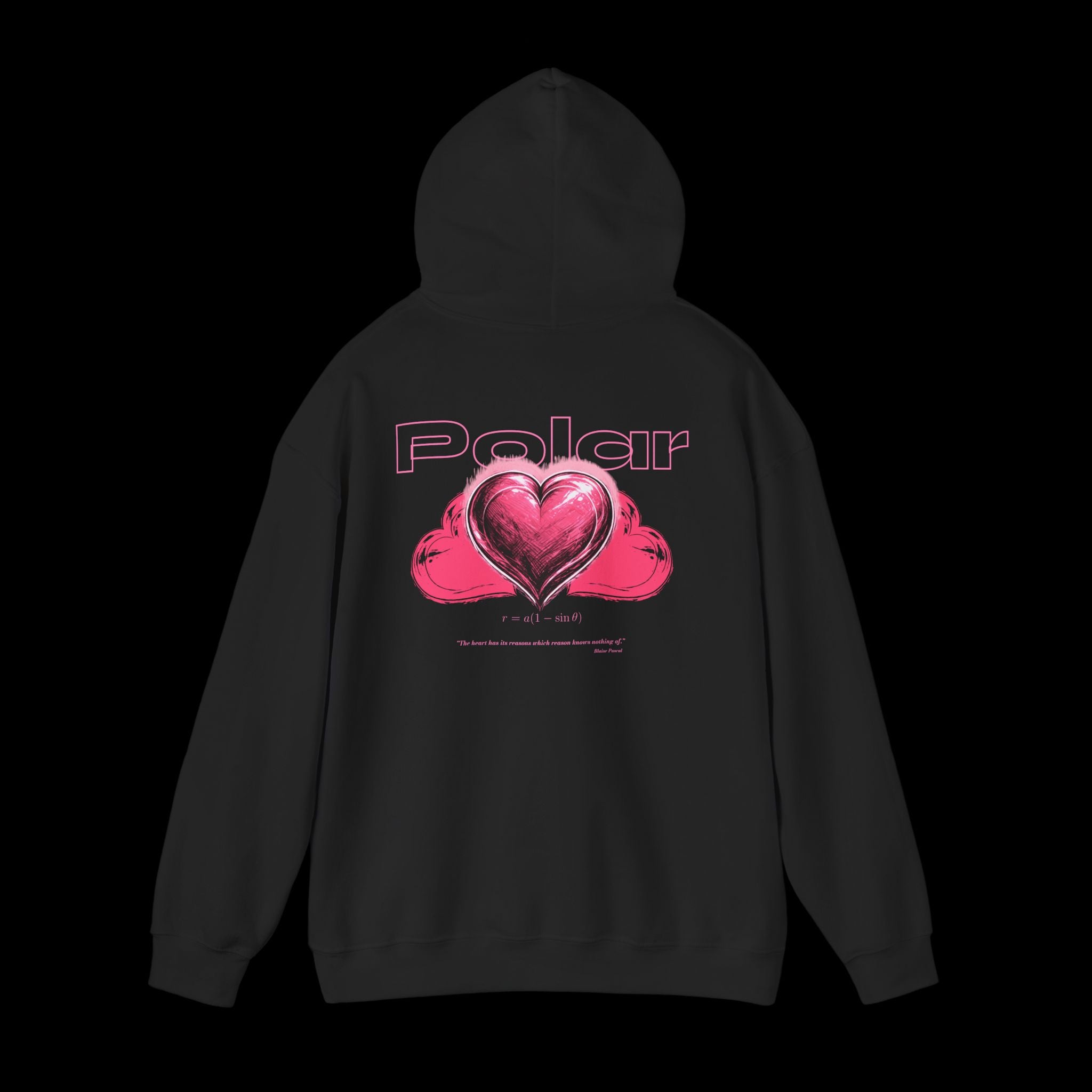 Polar Curves No.3 CARDIOID | Heart Design - PINK GRAPHIC