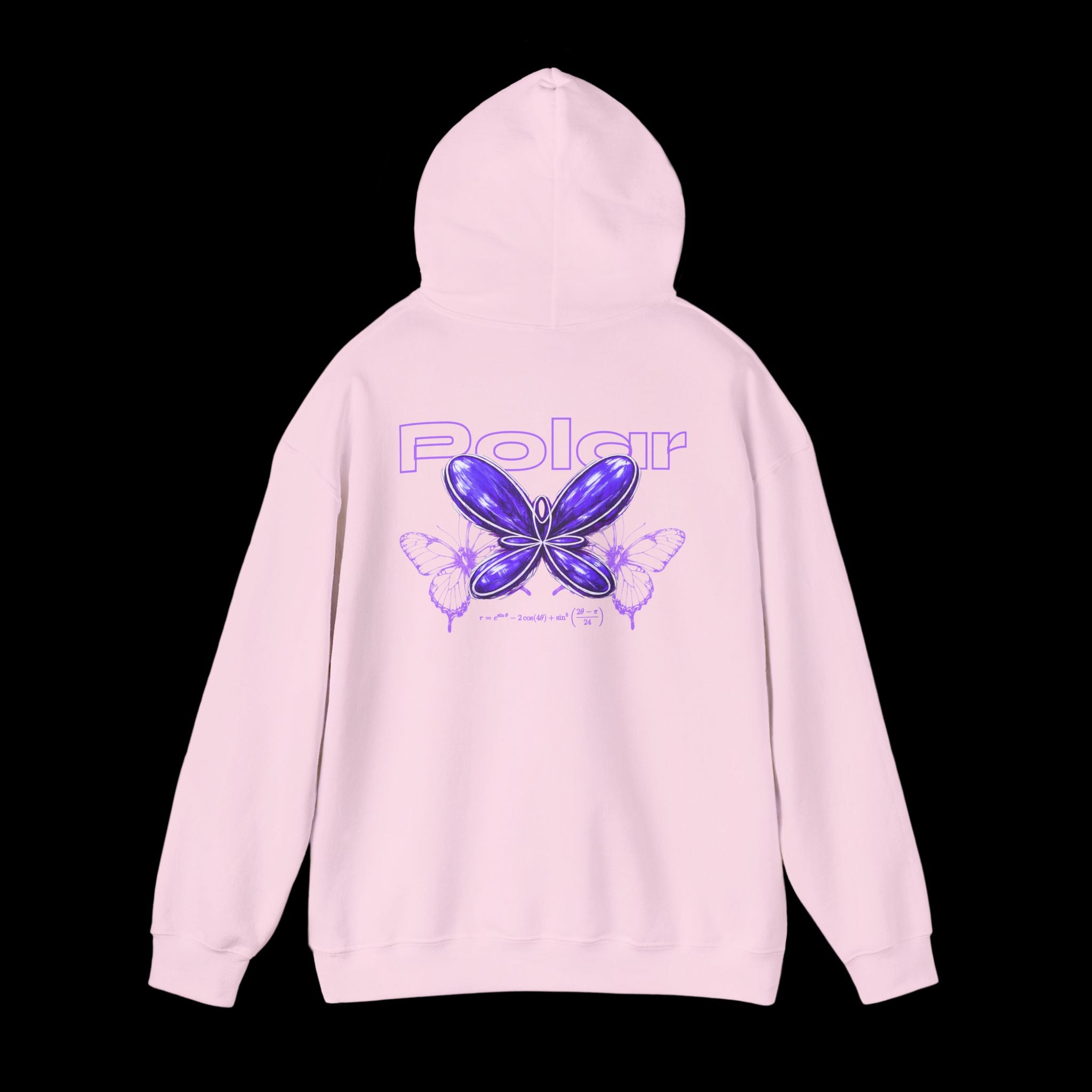 Polar Curves No.1 Butterfly | Butterfly Design - PURPLE GRAPHIC