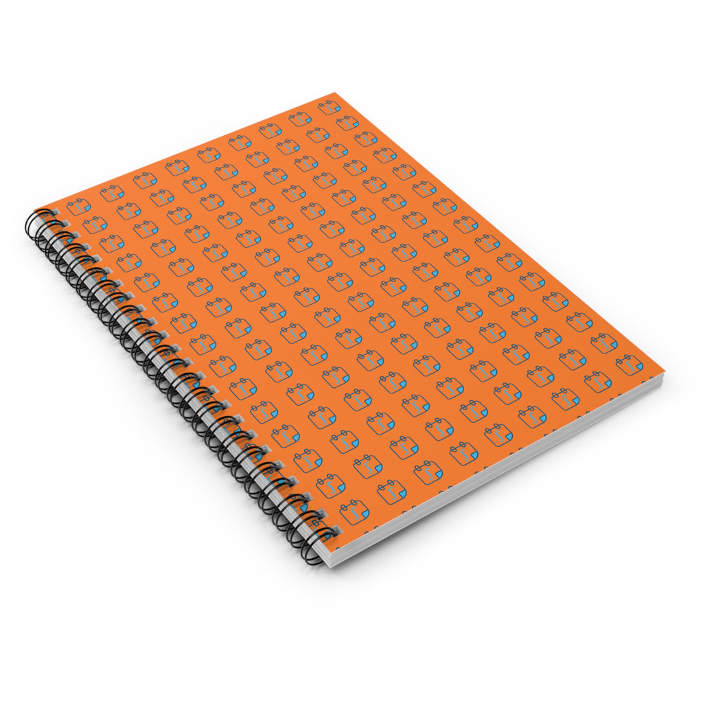 Daily Integral Spiral Notebook - Orange