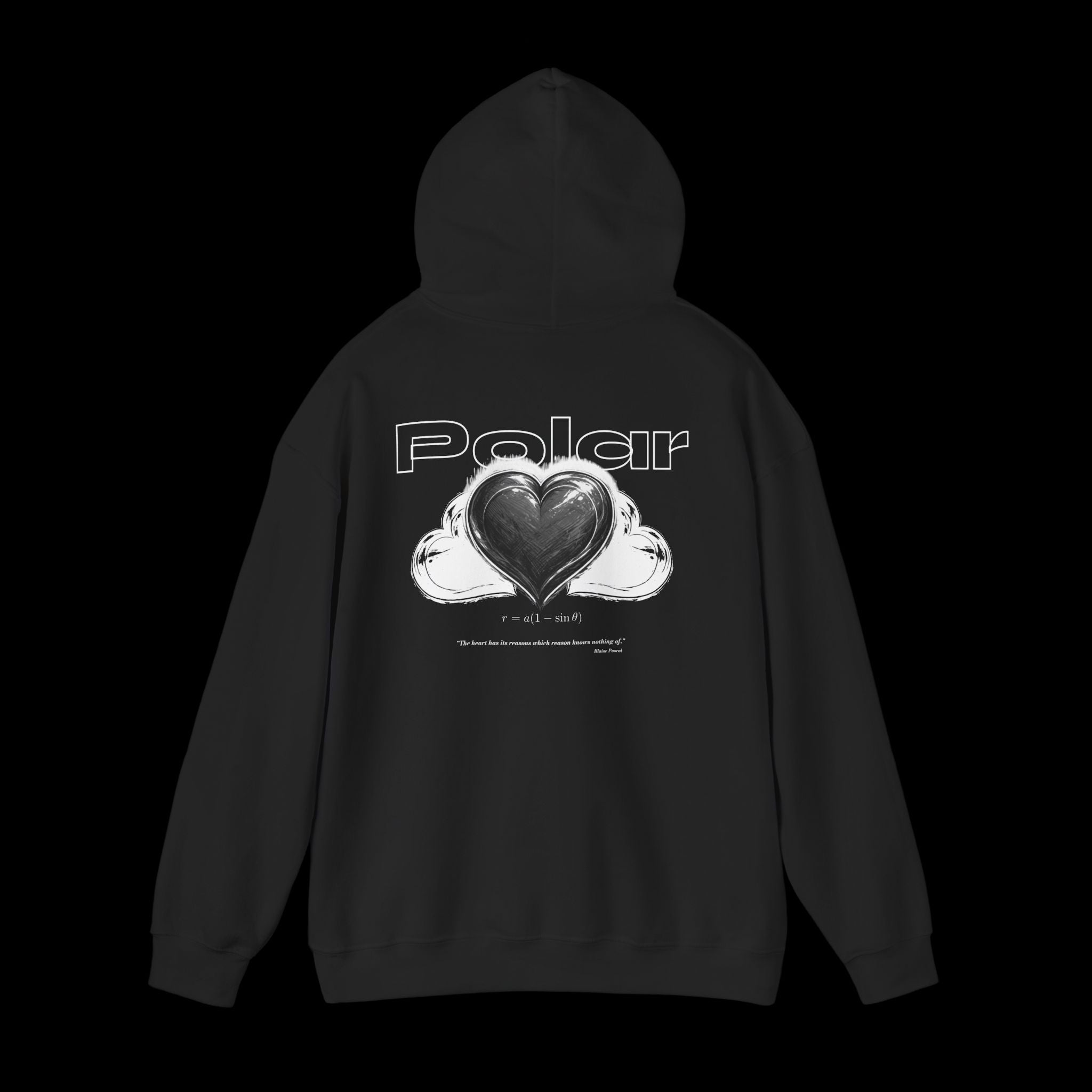 Polar Curves No.3 CARDIOID | Heart Design - WHITE GRAPHIC