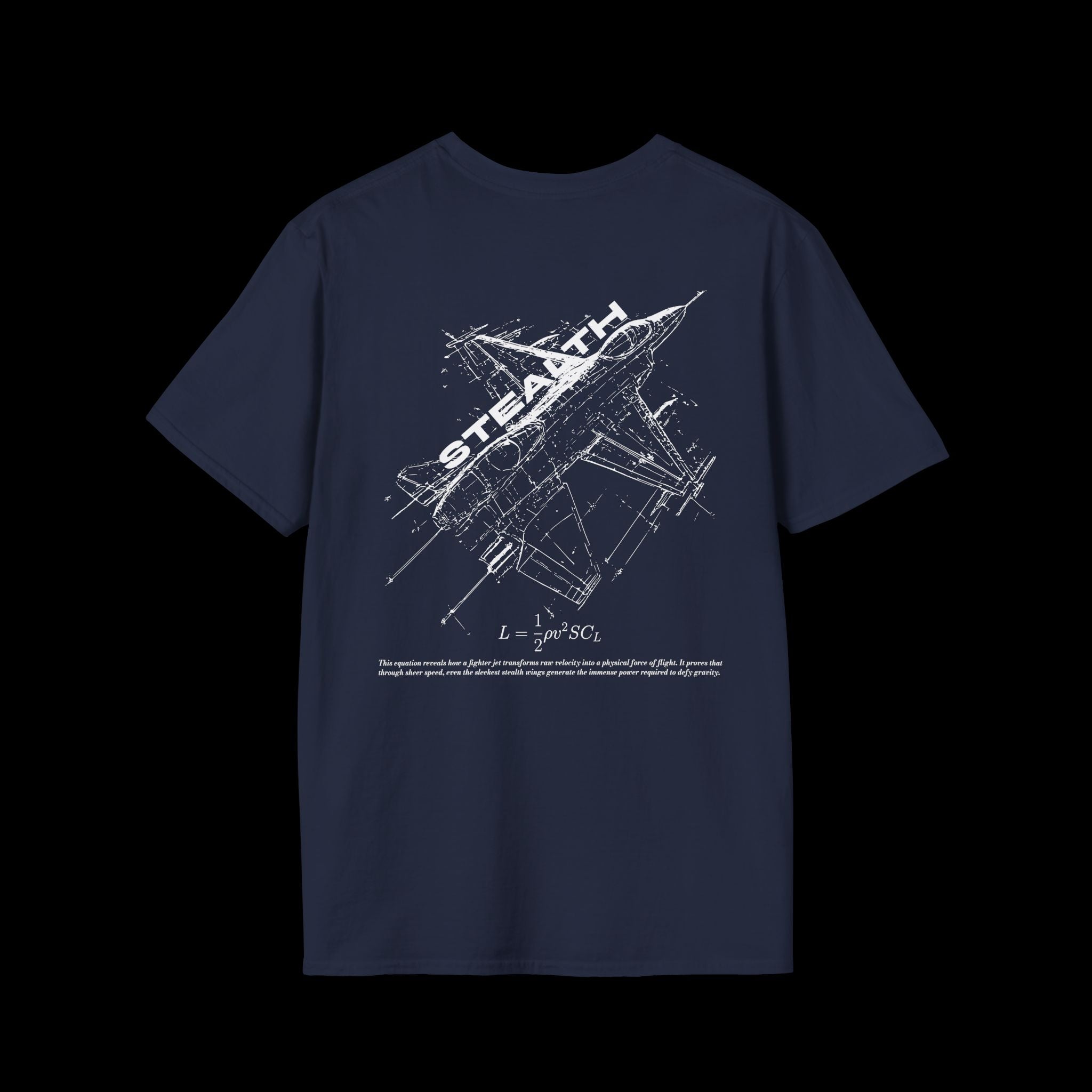 Aerodynamics No.1 STEALTH | Fighter Jet Tee