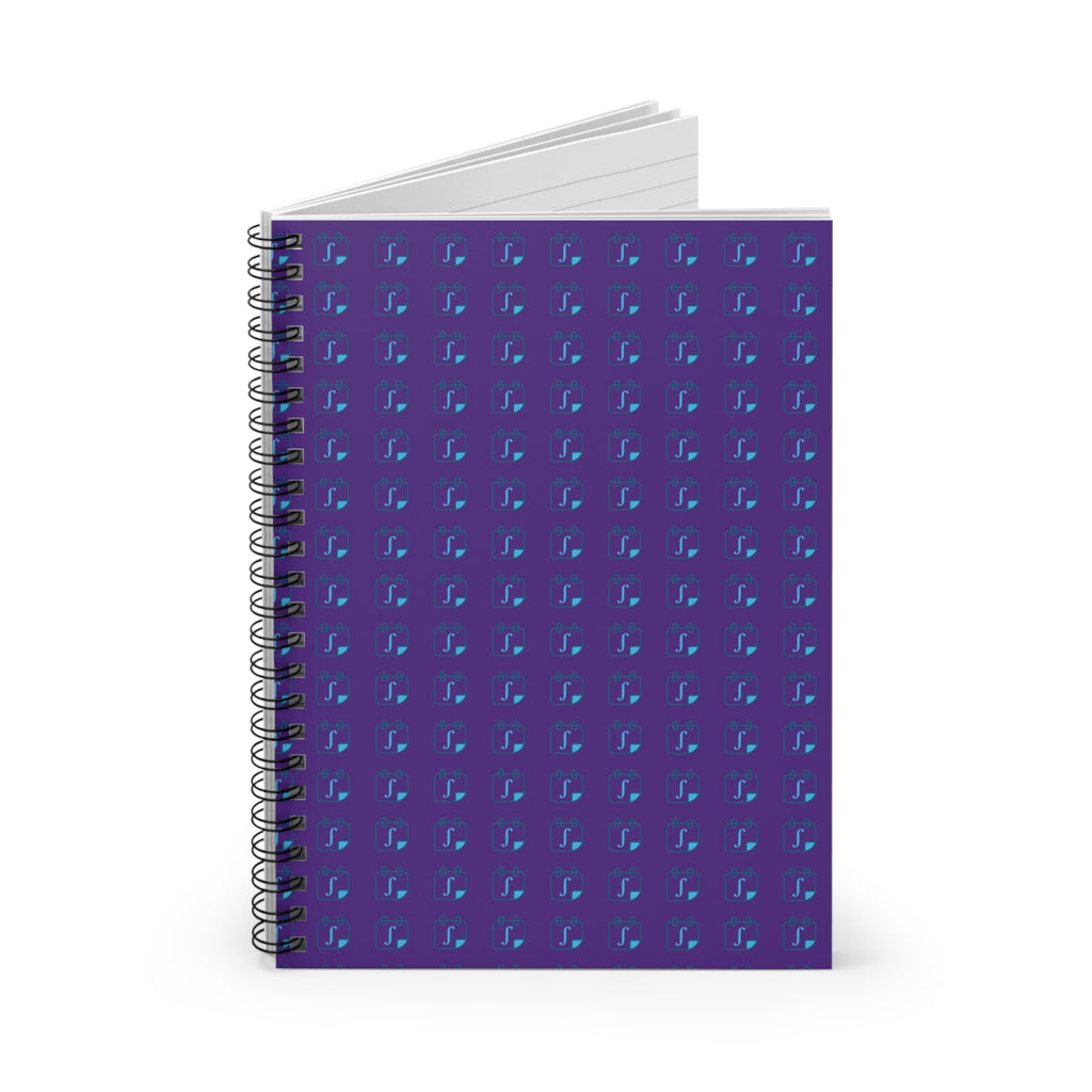 Daily Integral Spiral Notebook - Purple