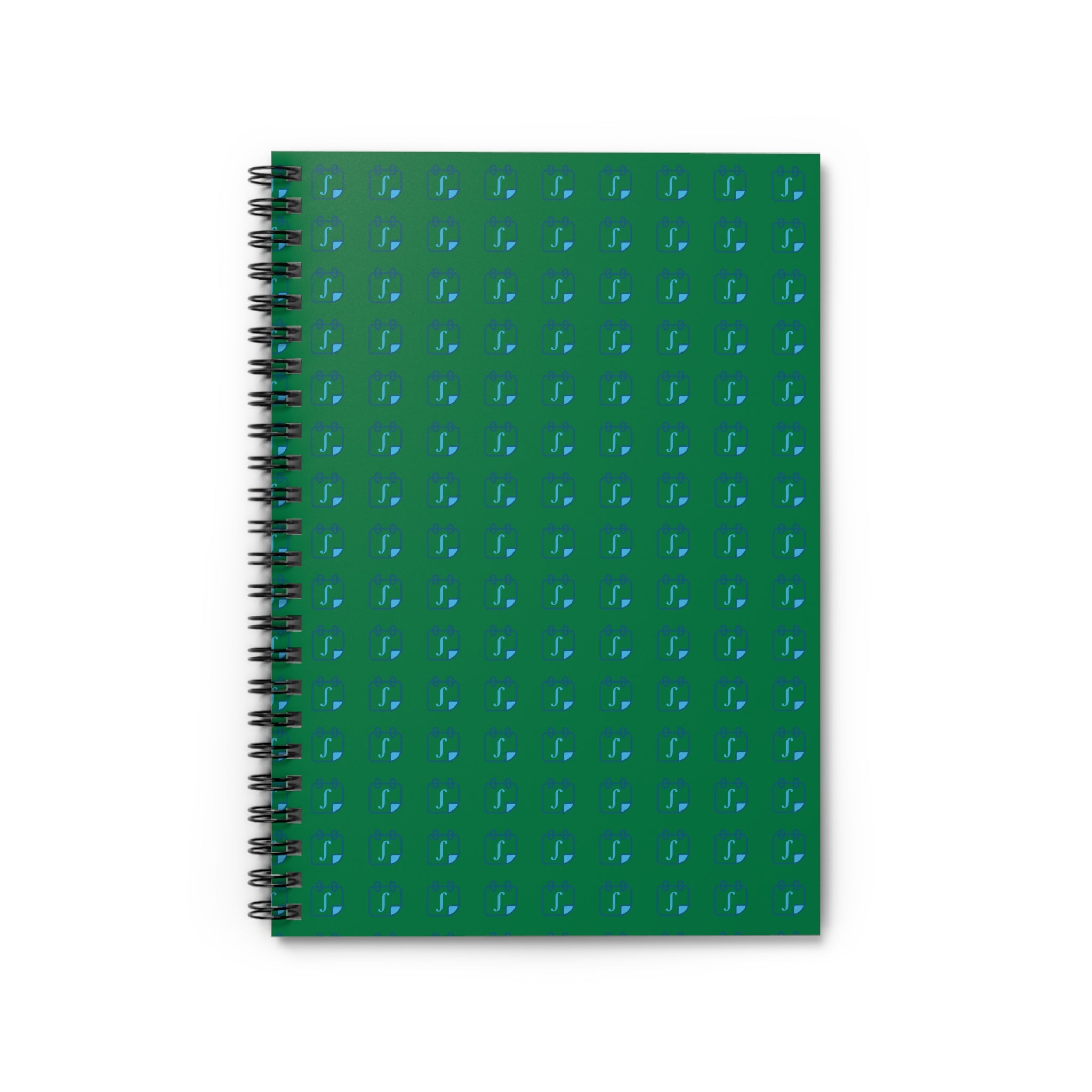 Daily Integral Spiral Notebook - Green