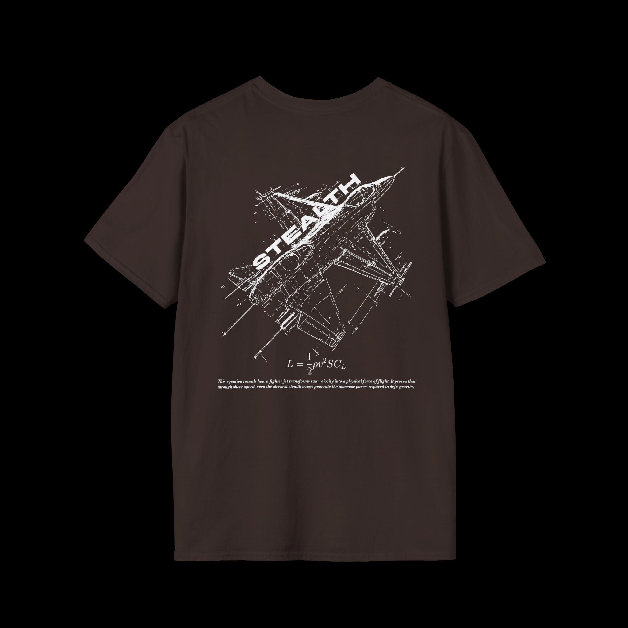 Aerodynamics No.1 STEALTH | Fighter Jet Tee